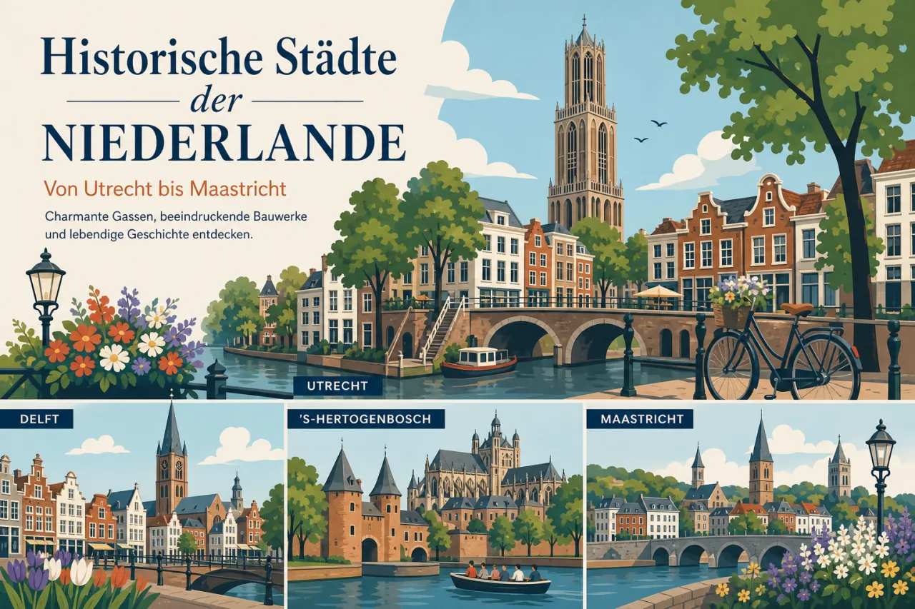 Historische Städte der Niederlande - Von Utrecht bis Maastricht