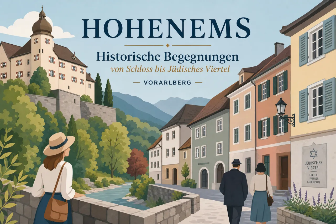 Hohenems: Historische Begegnungen von Schloss bis Jüdisches Viertel