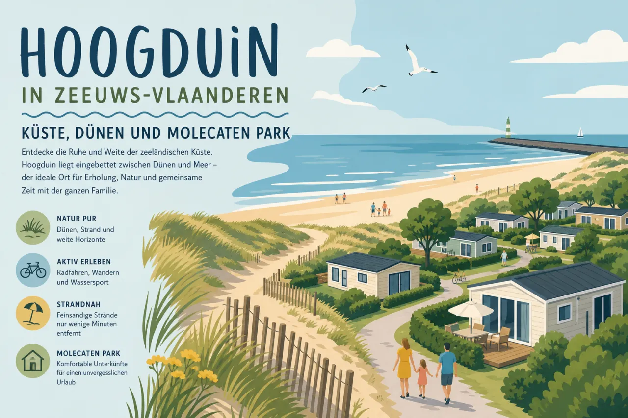 Hoogduin in Zeeuws-Vlaanderen: Küste, Dünen und Molecaten Park