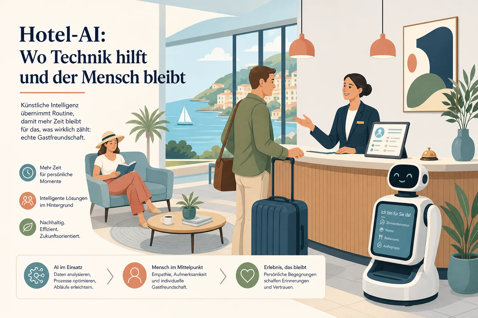 Hotel-AI: Wo Technik hilft und der Mensch bleibt
