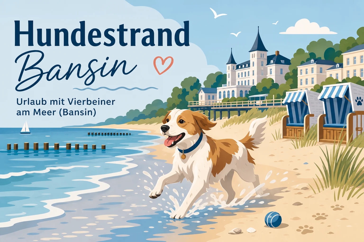 Hundestrand Bansin: Urlaub mit Vierbeiner am Meer