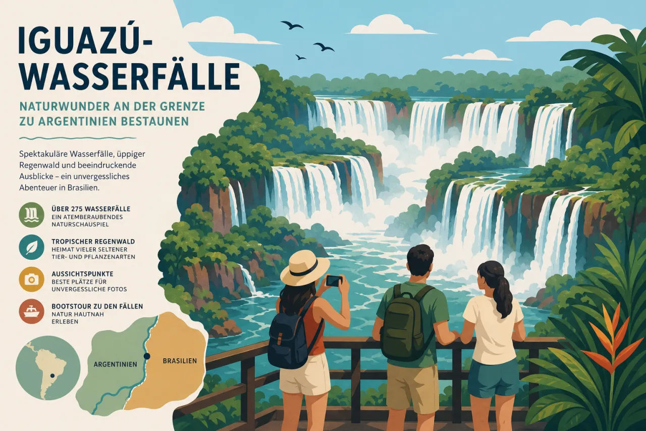 Iguazú-Wasserfälle: Naturwunder an der Grenze zu Argentinien bestaunen