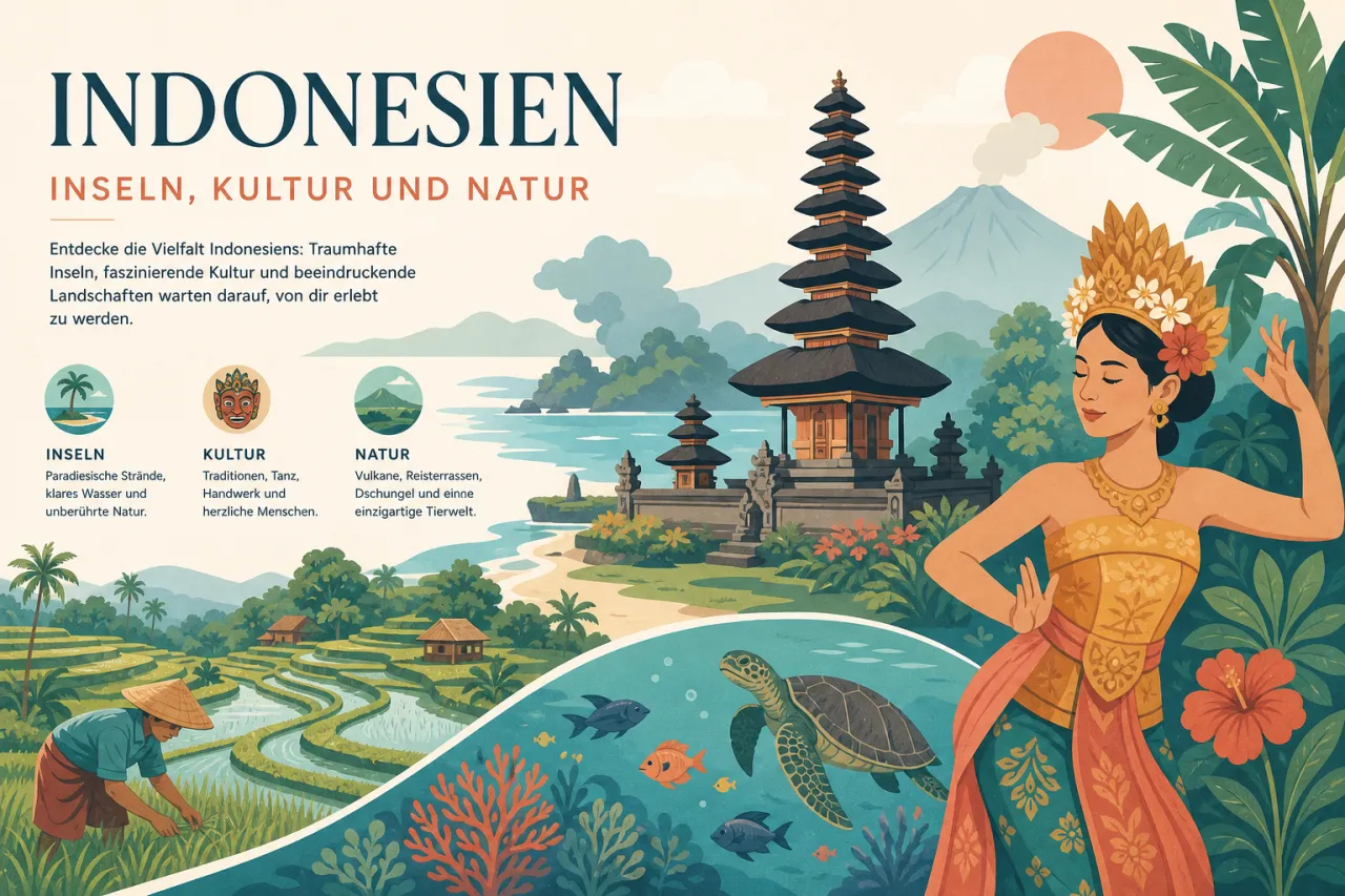 Indonesien: Inseln, Kultur und Natur