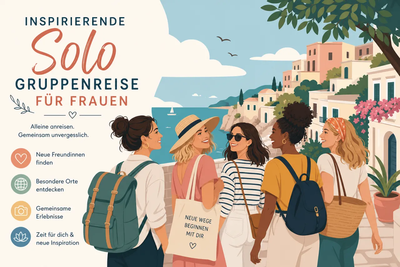 Inspirierende Solo-Gruppenreise für Frauen