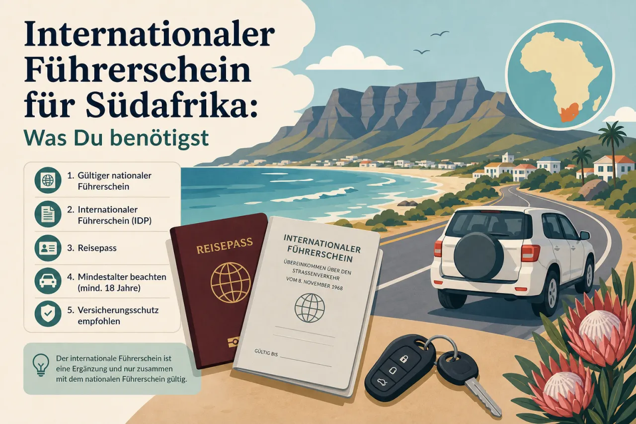 Internationaler Führerschein für Südafrika: Was Du benötigst