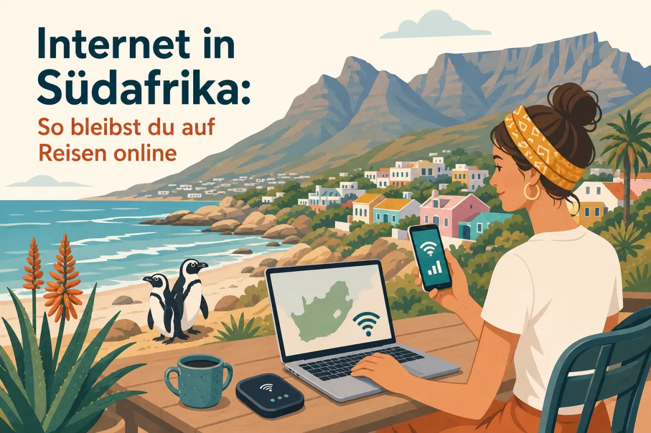 Internet in Südafrika: So bleibst du auf Reisen online