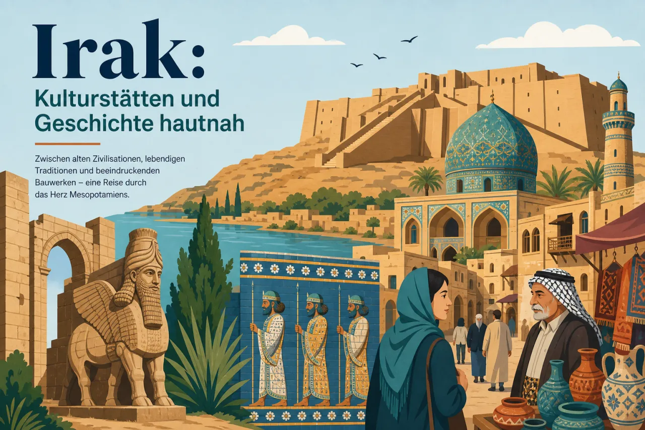 Irak: Kulturstätten und Geschichte hautnah