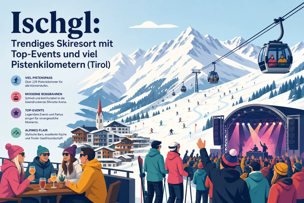Ischgl: Trendiges Skiresort mit Top-Events und viel Pistenkilometern