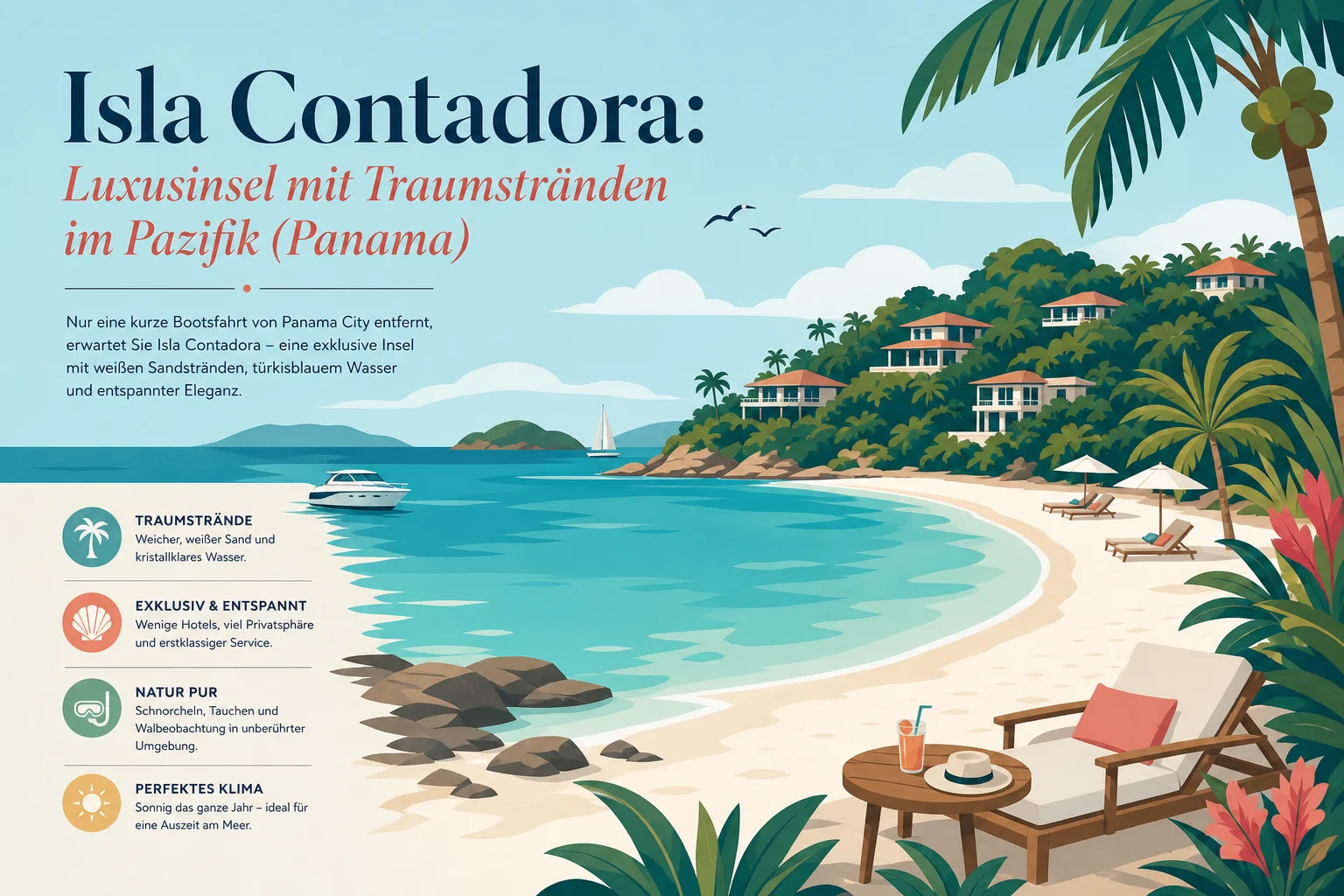 Isla Contadora: Luxusinsel mit Traumstränden im Pazifik