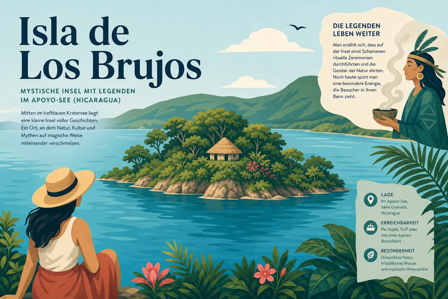Isla de Los Brujos: Mystische Insel mit Legenden im Apoyo-See