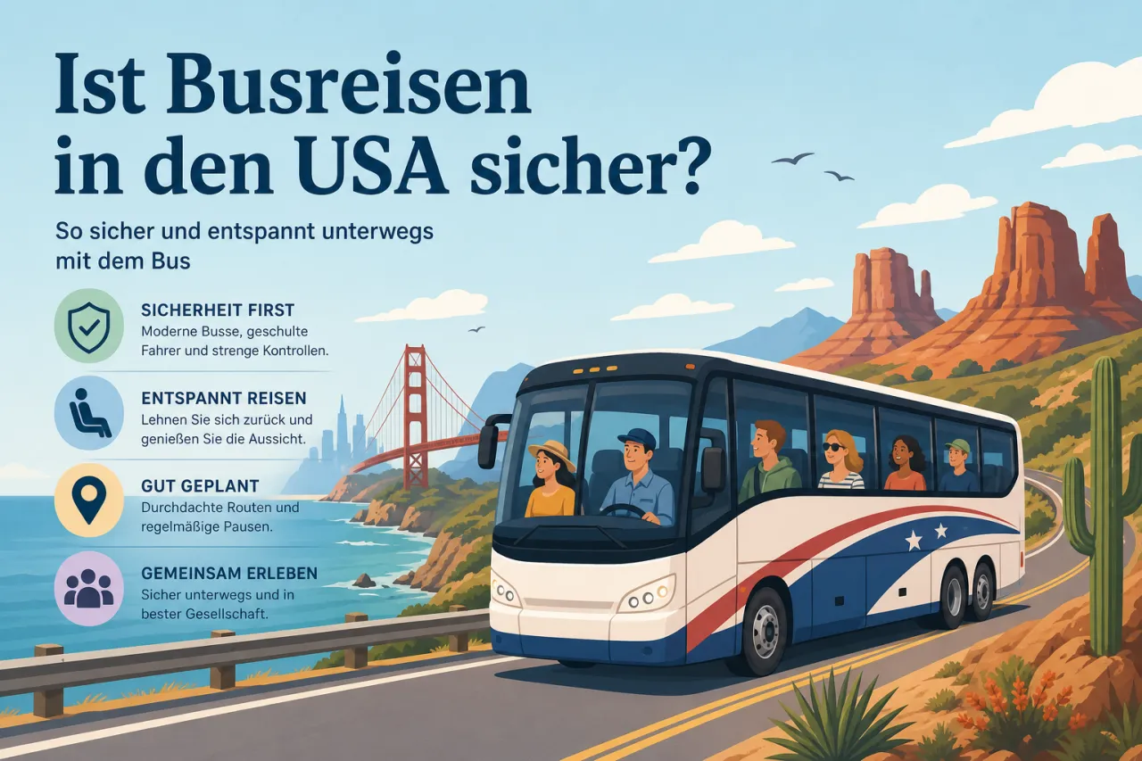 Ist Busreisen in den USA sicher?