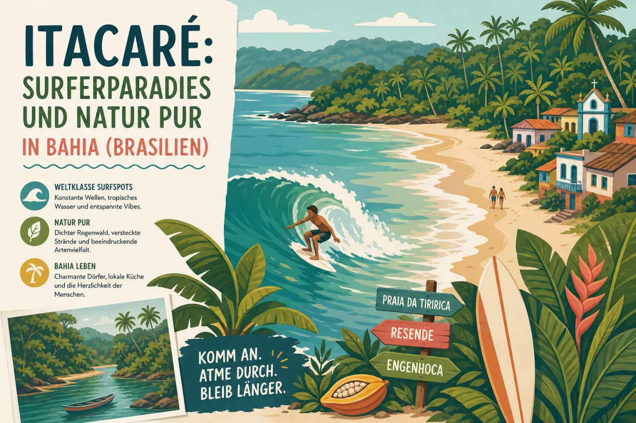 Itacaré: Surferparadies und Natur pur in Bahia