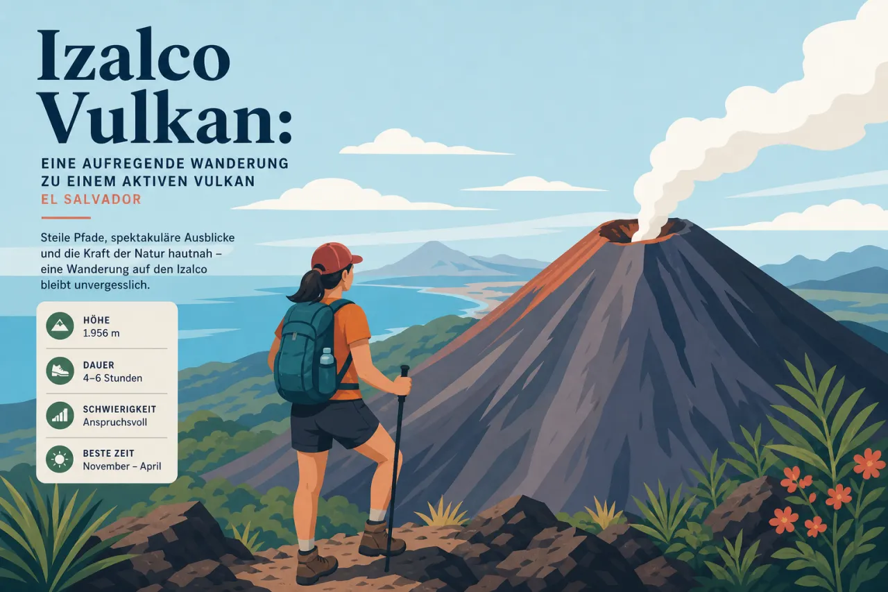 Izalco Vulkan in El Salvador: Wanderung am aktiven Vulkankegel