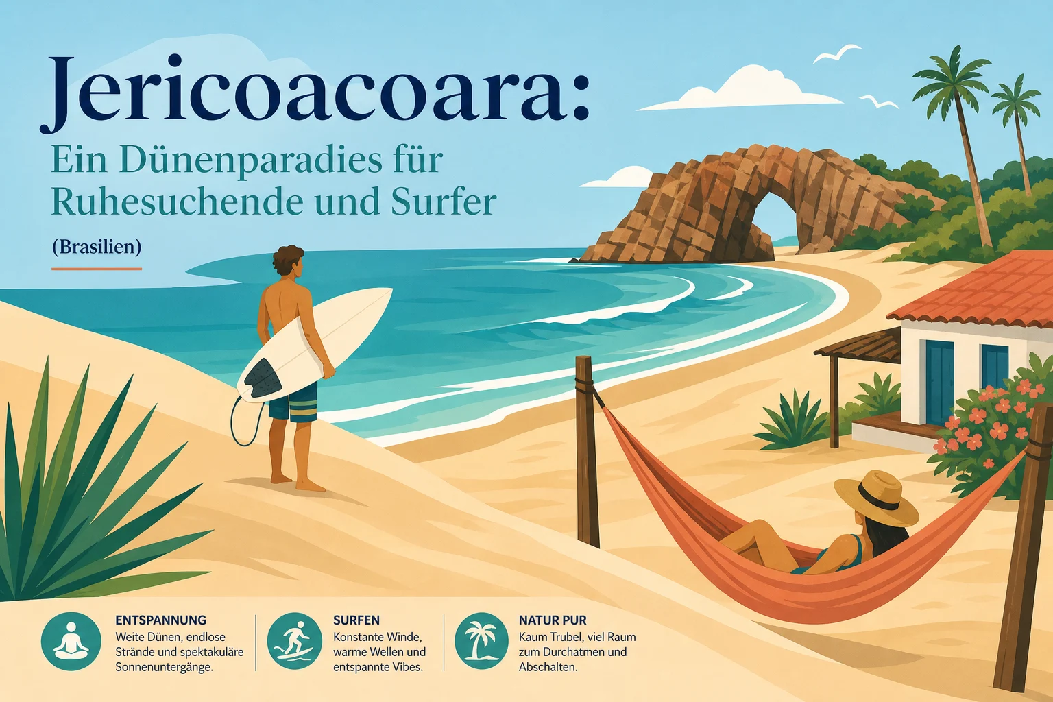 Jericoacoara: Ein Dünenparadies für Ruhesuchende und Surfer