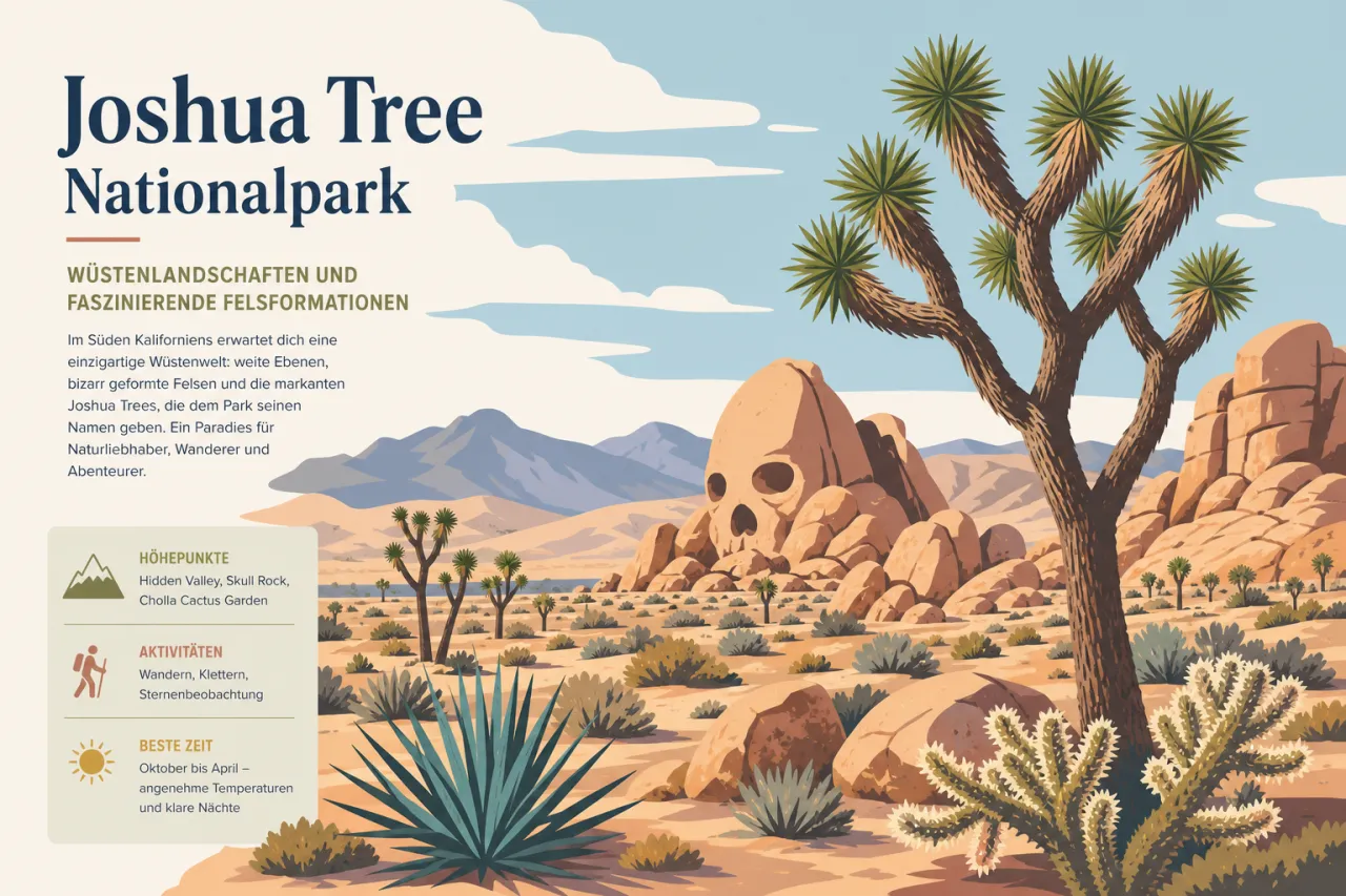Joshua Tree Nationalpark: Wüstenlandschaften und faszinierende Felsformationen