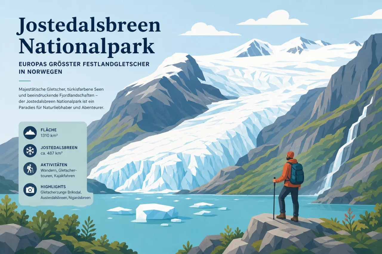 Jostedalsbreen Nationalpark: Europas größter Festlandgletscher in Norwegen