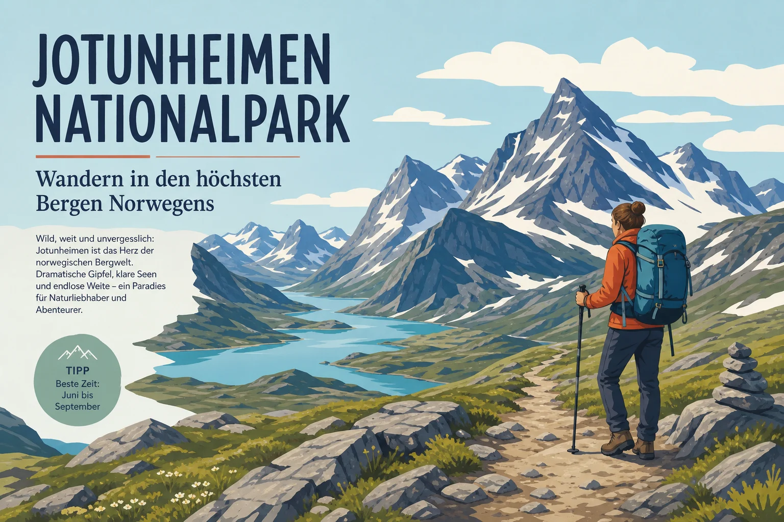 Jotunheimen Nationalpark: Wandern in den höchsten Bergen Norwegens