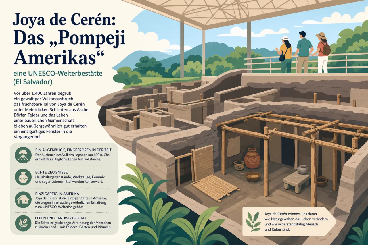 Joya de Cerén: Das Pompeji Amerikas – eine UNESCO-Welterbestätte