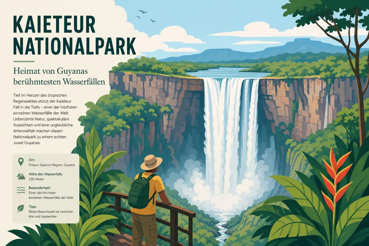 Kaieteur Nationalpark: Heimat von Guyanas berühmtesten Wasserfällen