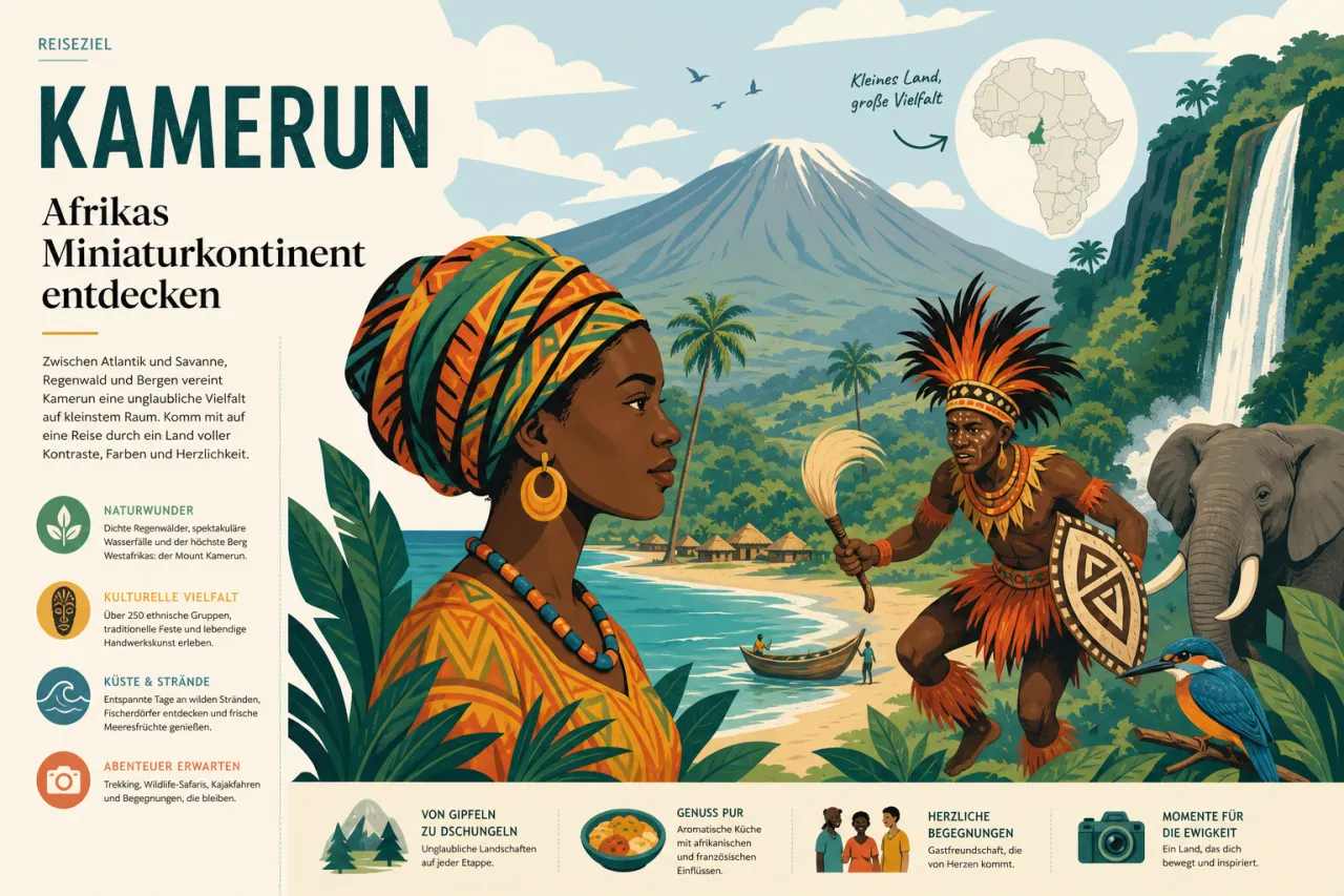 Kamerun: Afrikas Miniaturkontinent entdecken