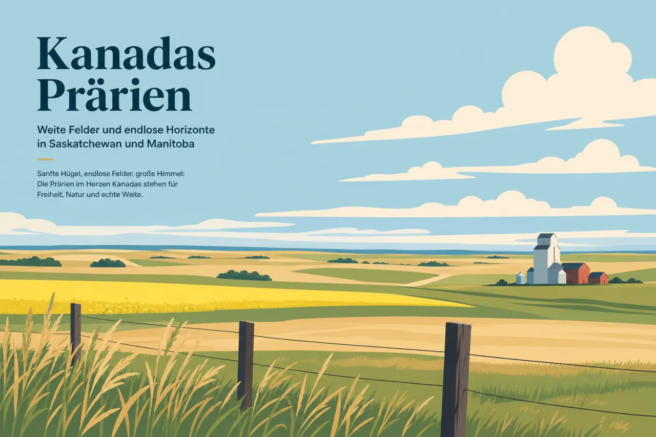 Kanadas Prärien: Weite Felder und endlose Horizonte in Saskatchewan und Manitoba