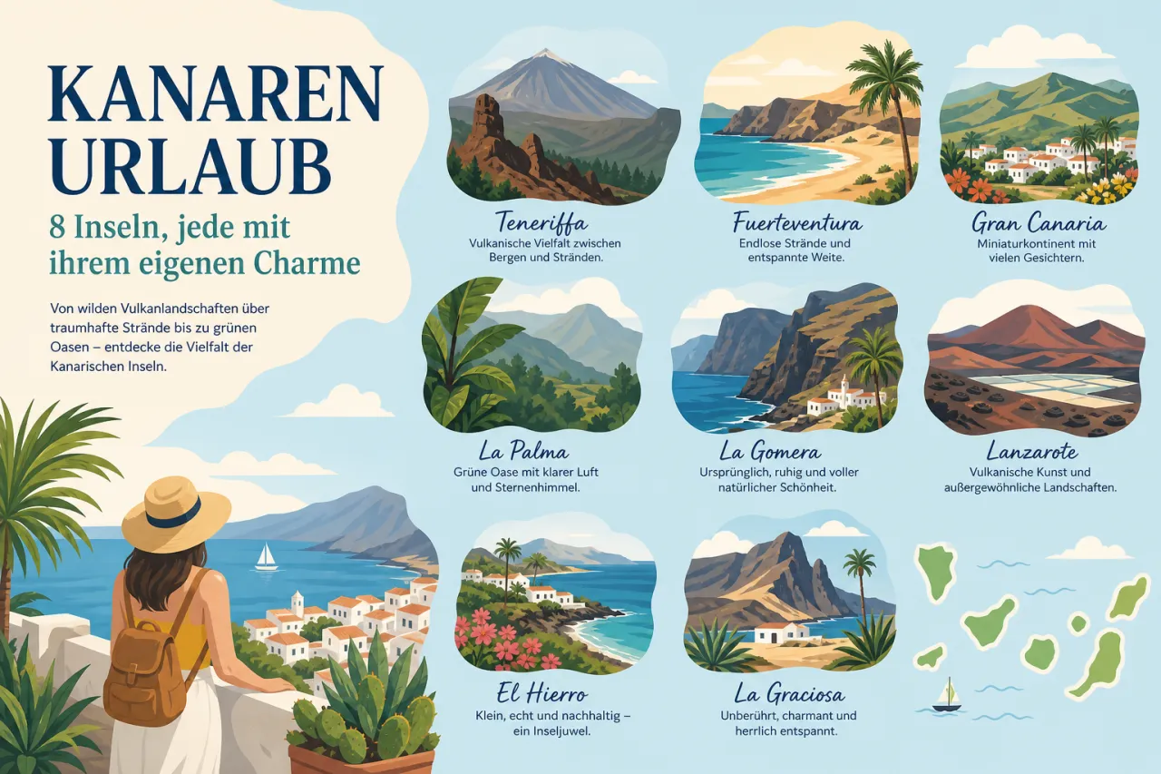 Kanaren Urlaub: 8 Inseln, jede mit ihrem eigenen Charme