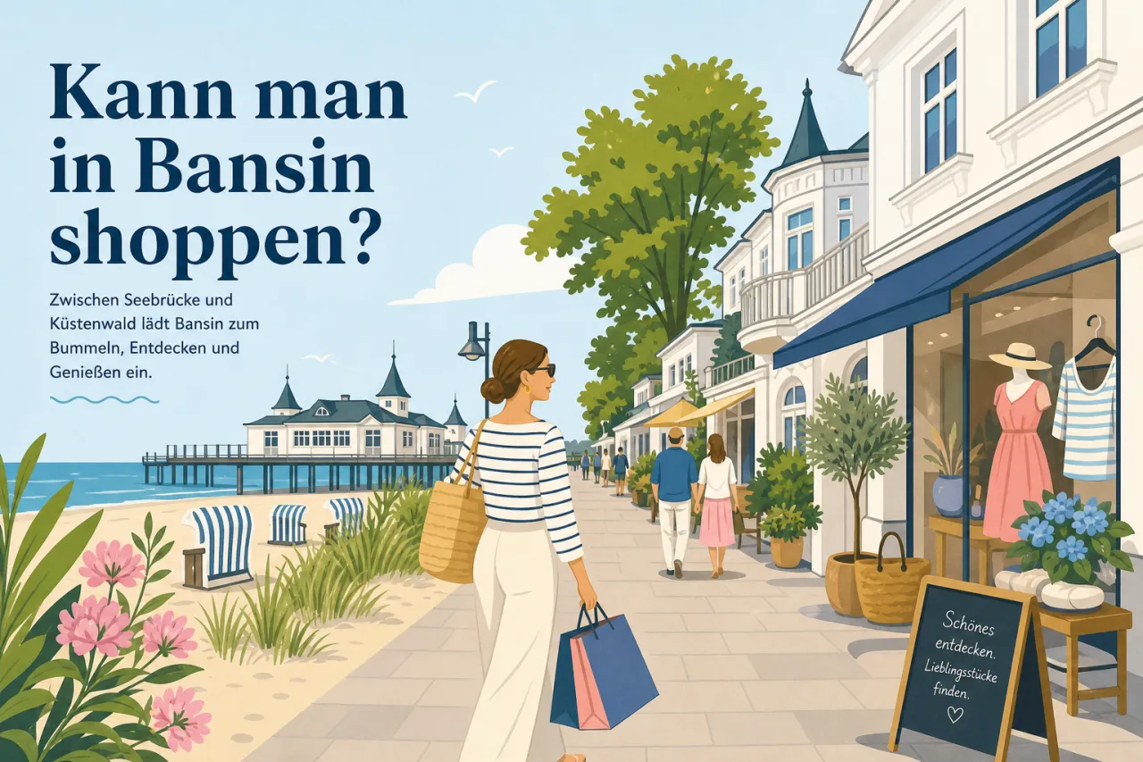 Kann man in Bansin shoppen?