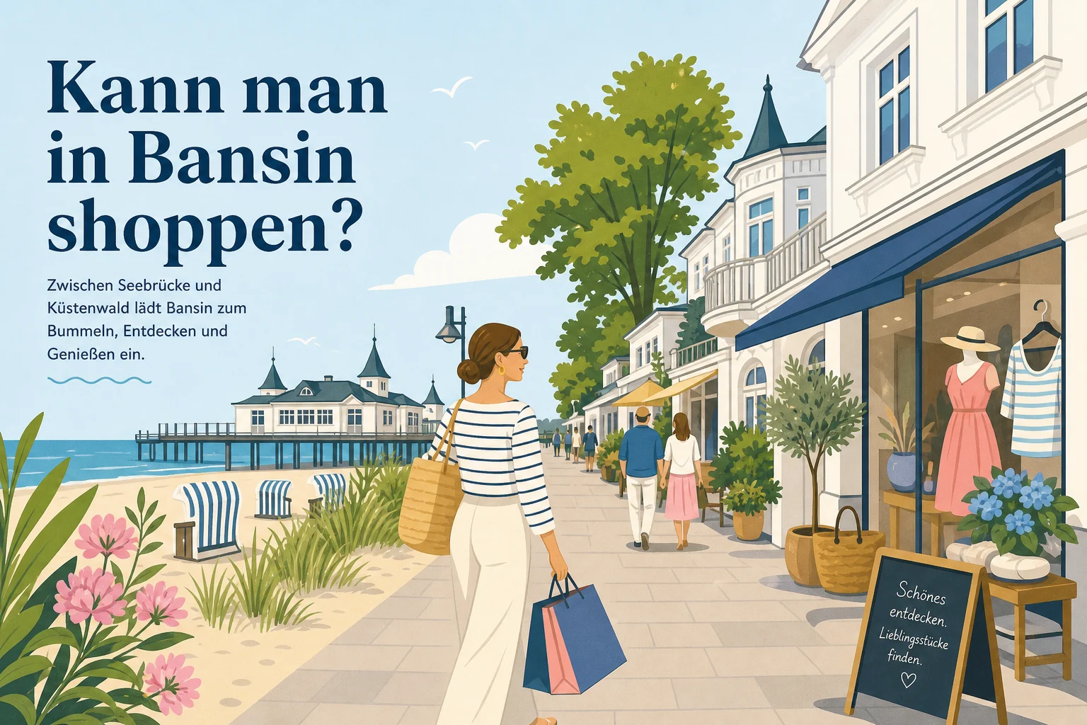 Kann man in Bansin shoppen?