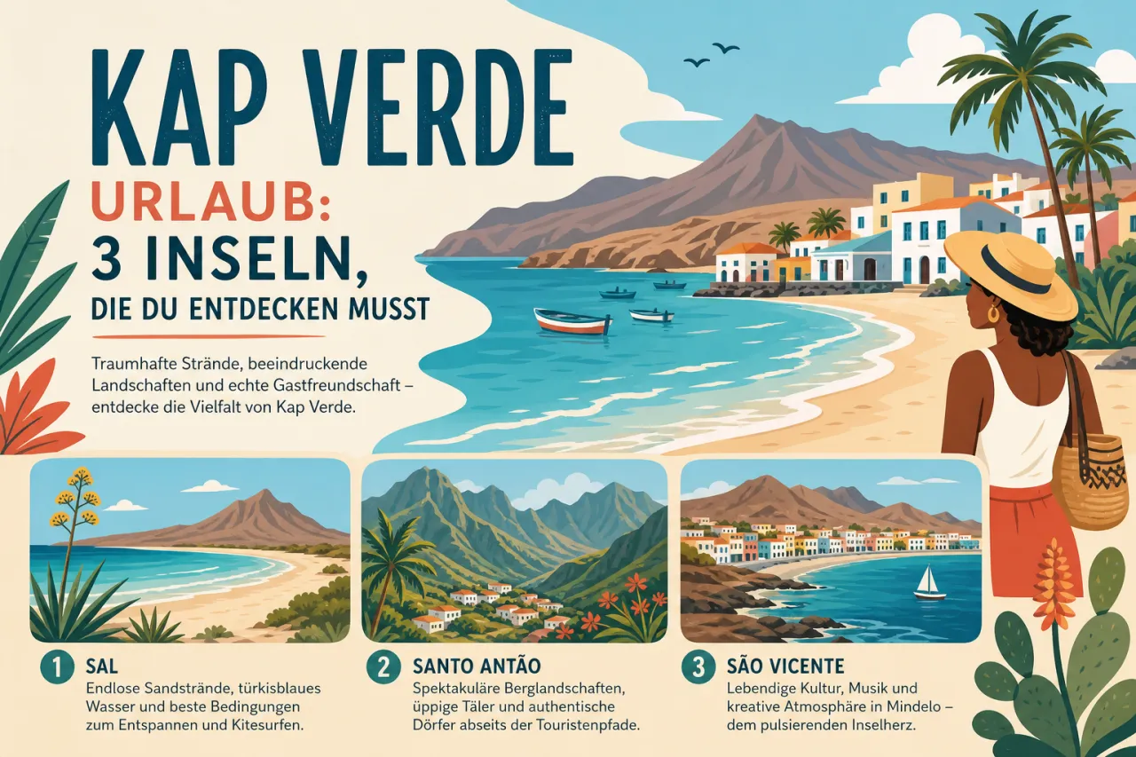 Kap Verde Urlaub: 3 Inseln, die du entdecken musst