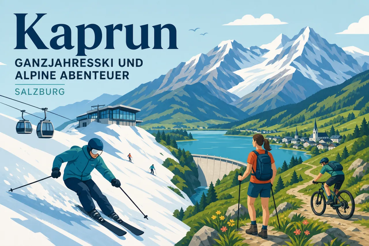 Kaprun: Ganzjahresski und alpine Abenteuer