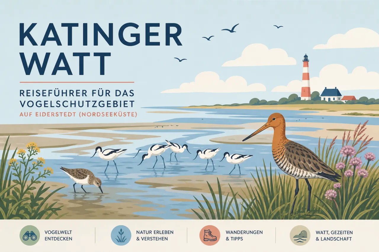 Katinger Watt: Reiseführer für das Vogelschutzgebiet auf Eiderstedt