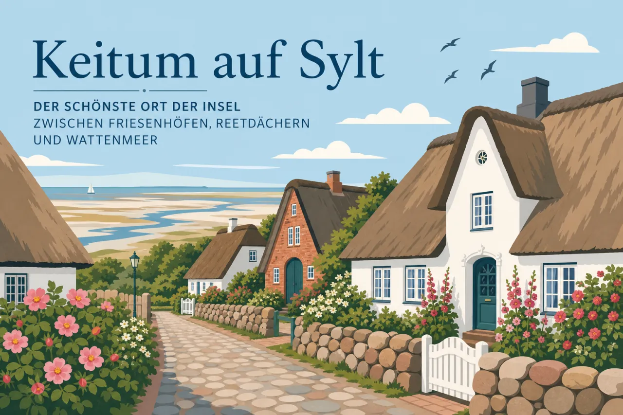 Keitum auf Sylt — der schönste Ort der Insel zwischen Friesenhöfen, Reetdächern und Wattenmeer