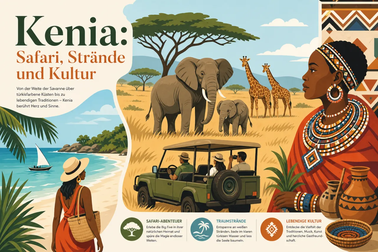 Kenia: Safari, Strände und Kultur