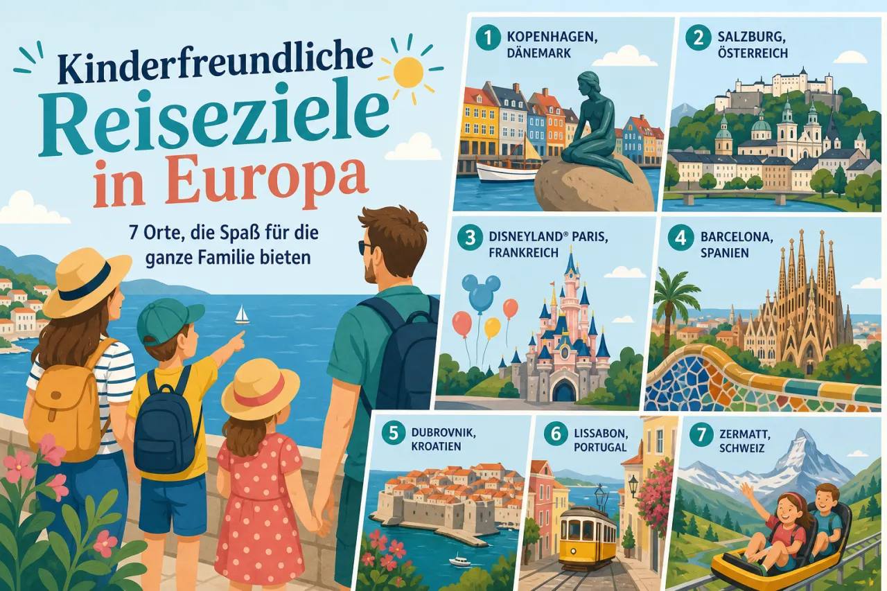 Kinderfreundliche Reiseziele in Europa: 7 Orte für Familien, die wirklich passen