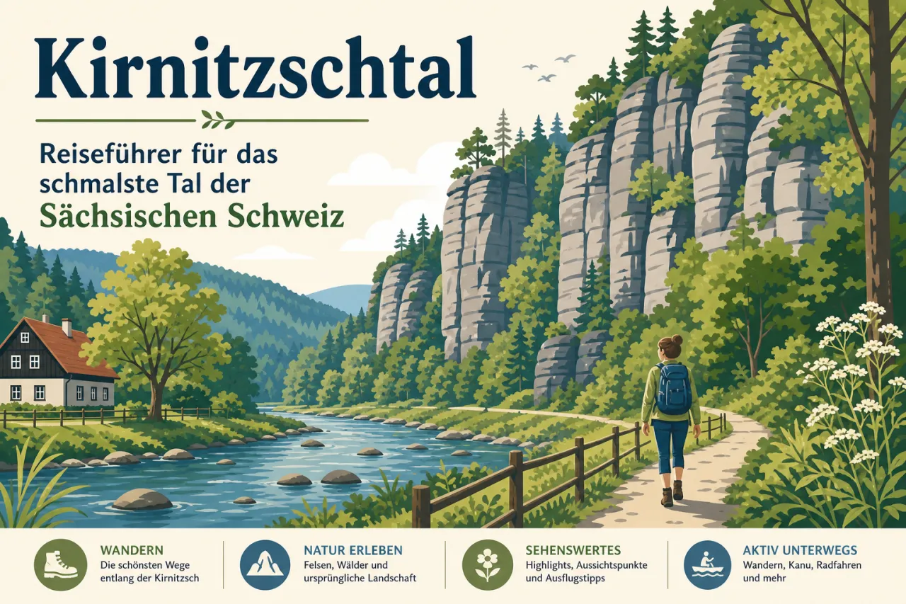 Kirnitzschtal: Reiseführer für das schmalste Tal der Sächsischen Schweiz