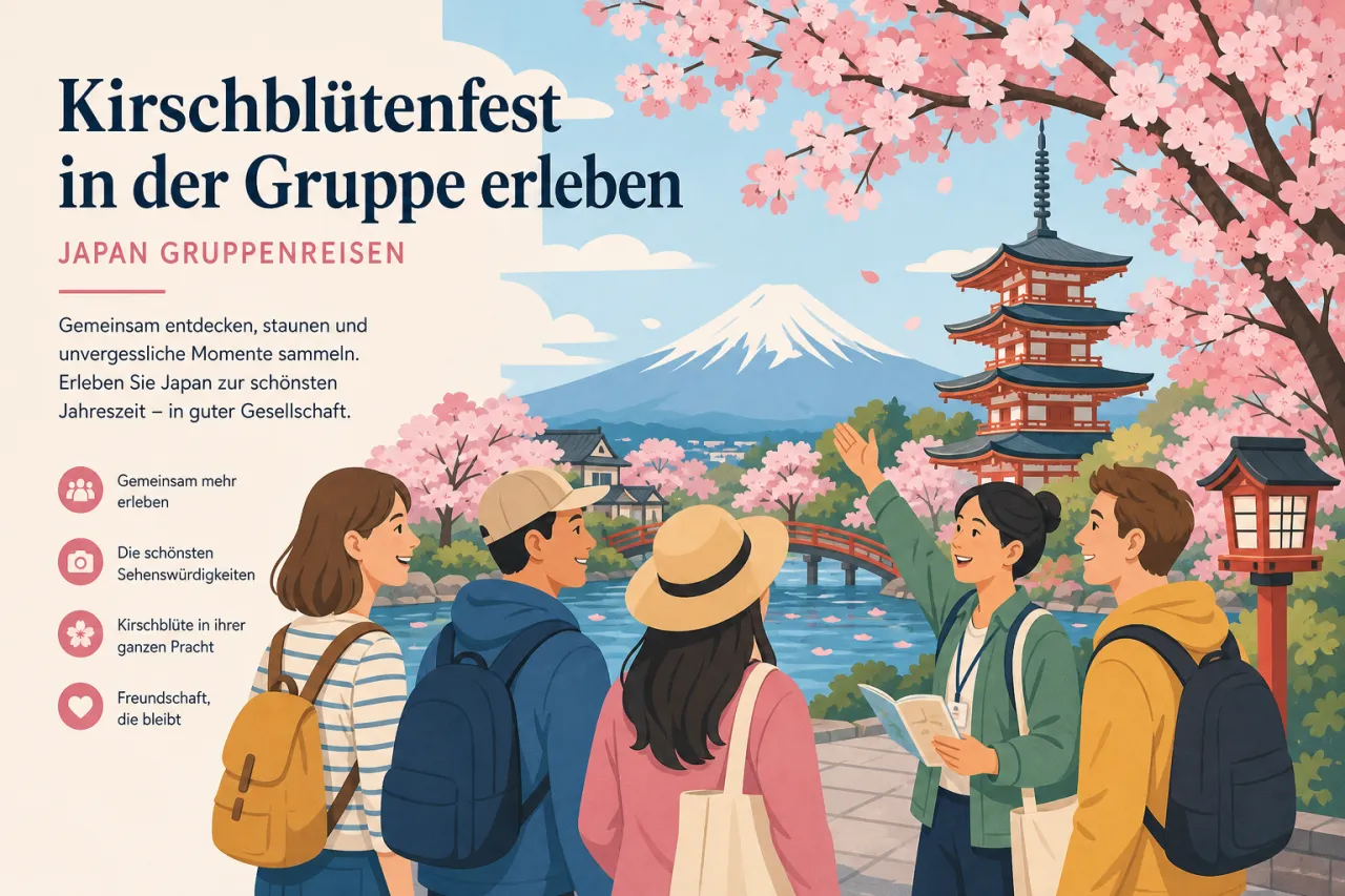 Kirschblütenfest in der Gruppe erleben