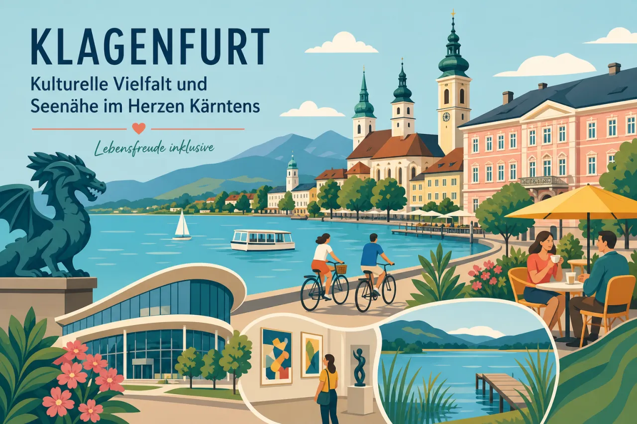 Klagenfurt: Kulturelle Vielfalt und Seenähe im Herzen Kärntens