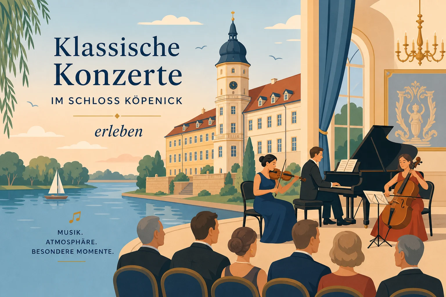 Klassische Konzerte im Schloss Köpenick erleben