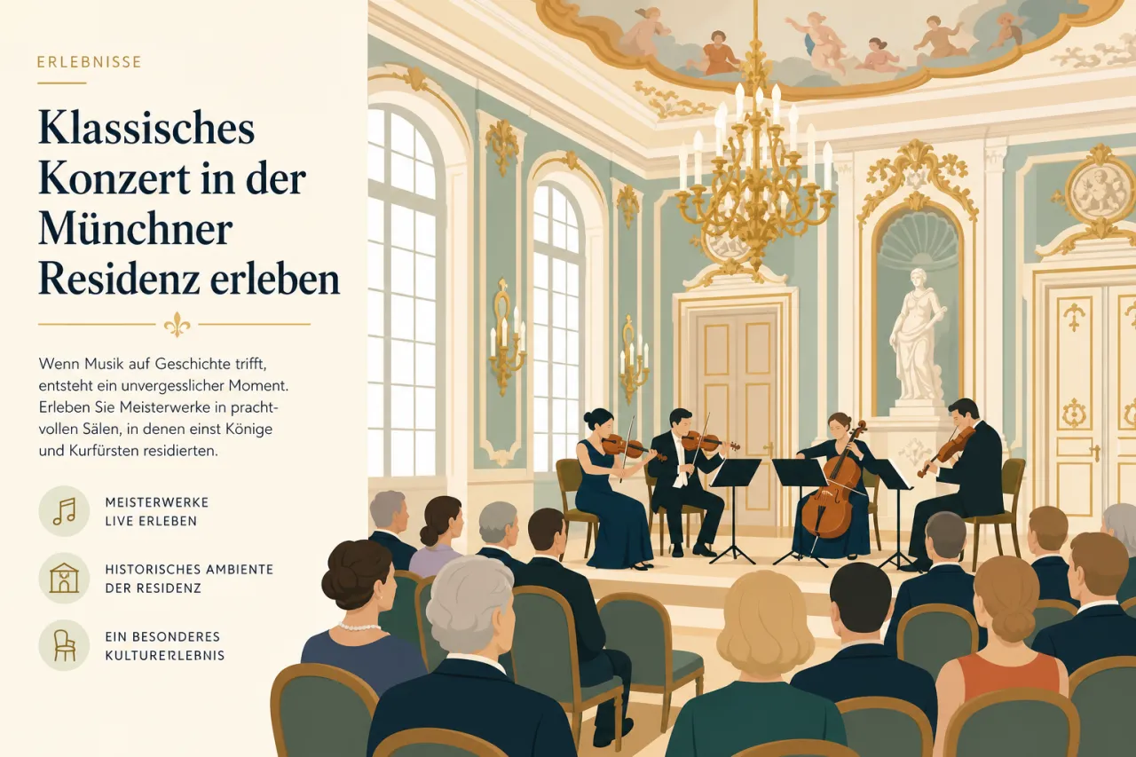 Klassisches Konzert in der Münchner Residenz erleben