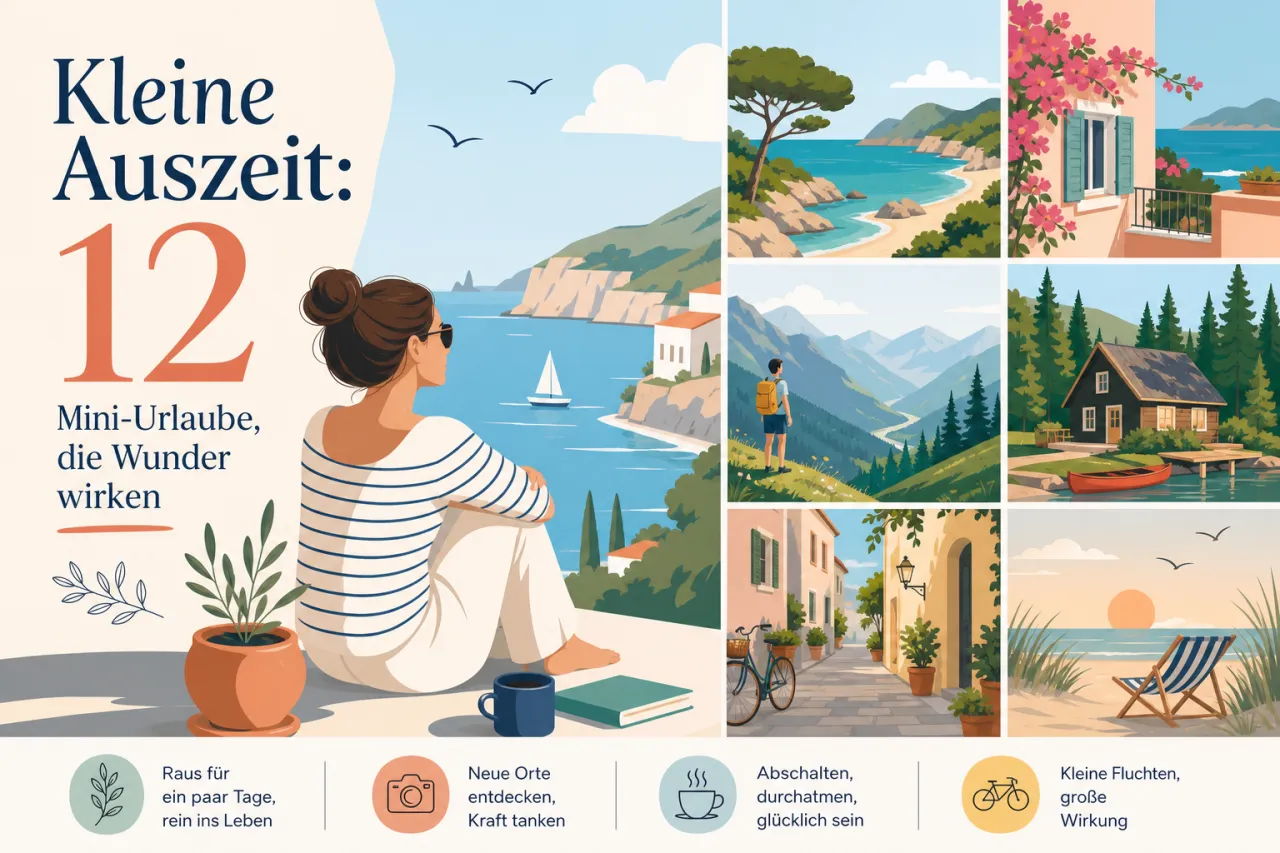 Kleine Auszeit: 12 Mini-Urlaube, die Wunder wirken