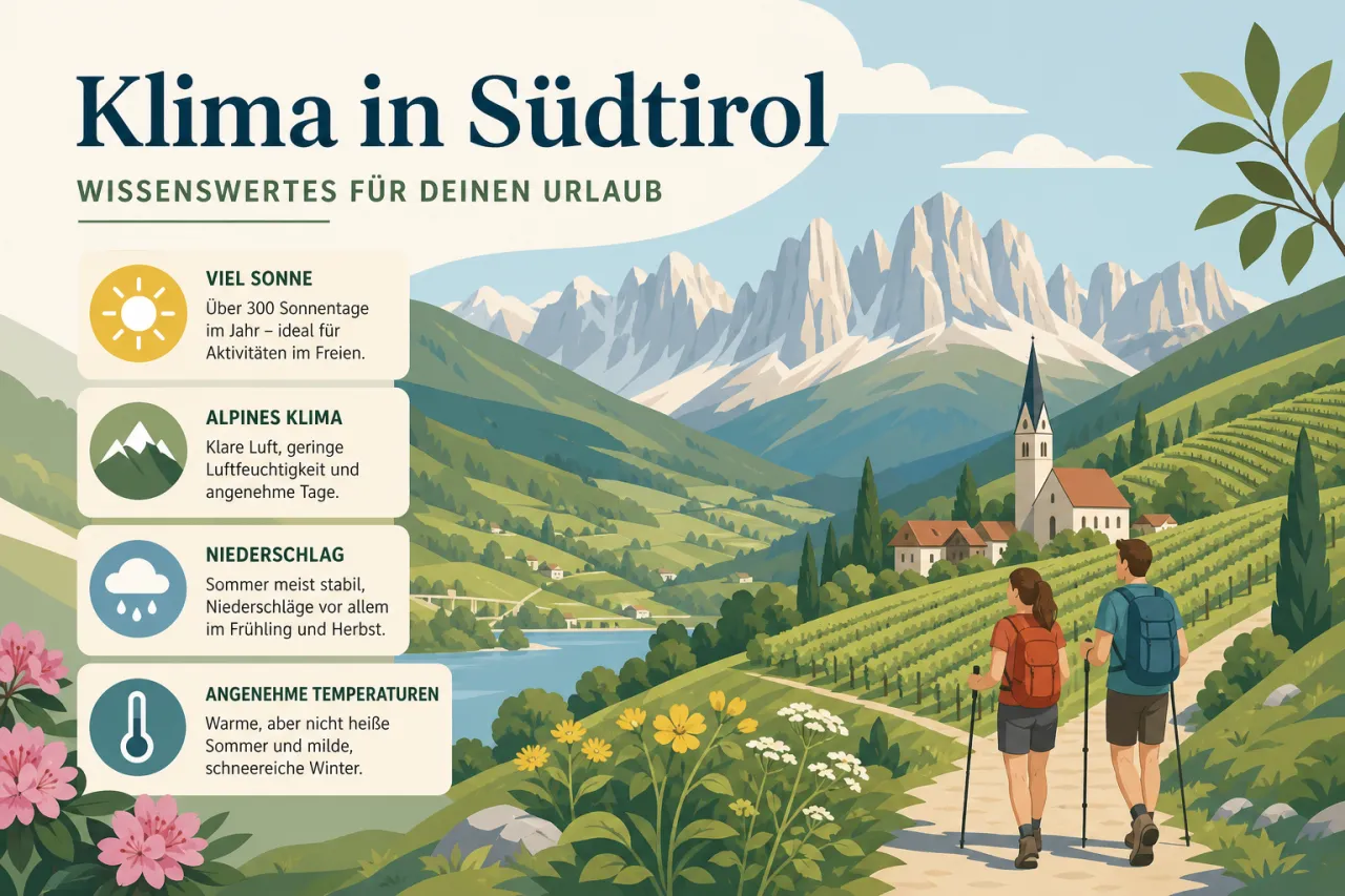 Klima in Südtirol – Wissenswertes für deinen Urlaub