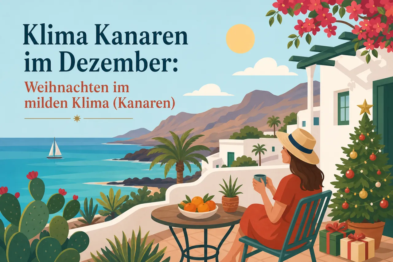 Klima Kanaren im Dezember: Weihnachten im milden Klima