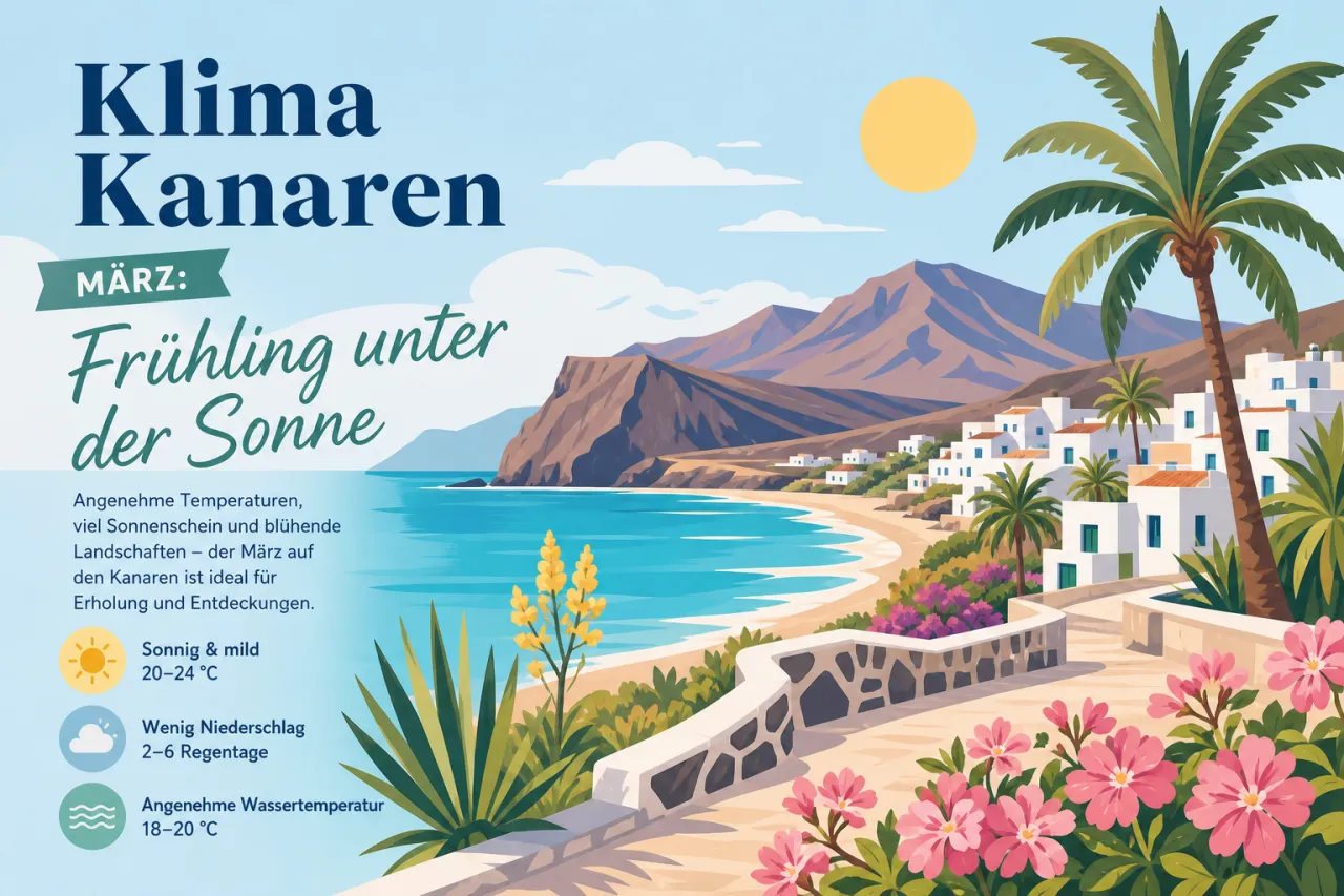 Klima Kanaren März: Frühling unter der Sonne