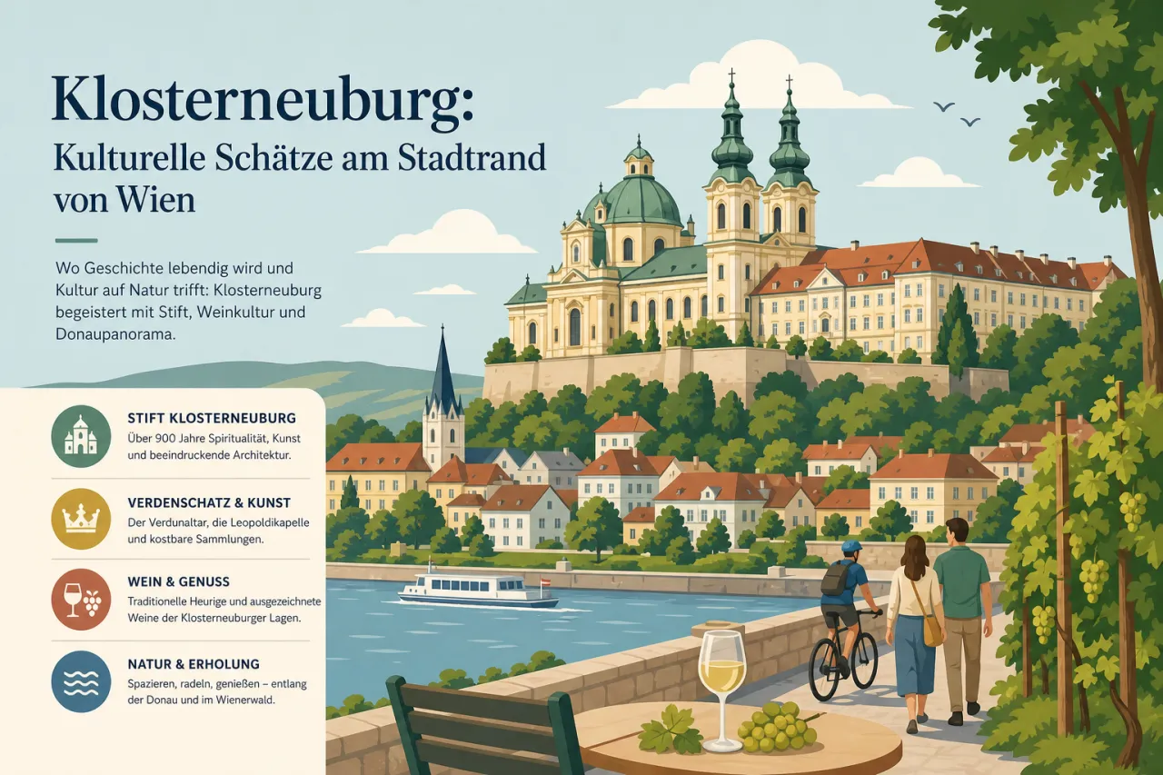 Klosterneuburg: Kultur, Stift und Wein am Stadtrand von Wien