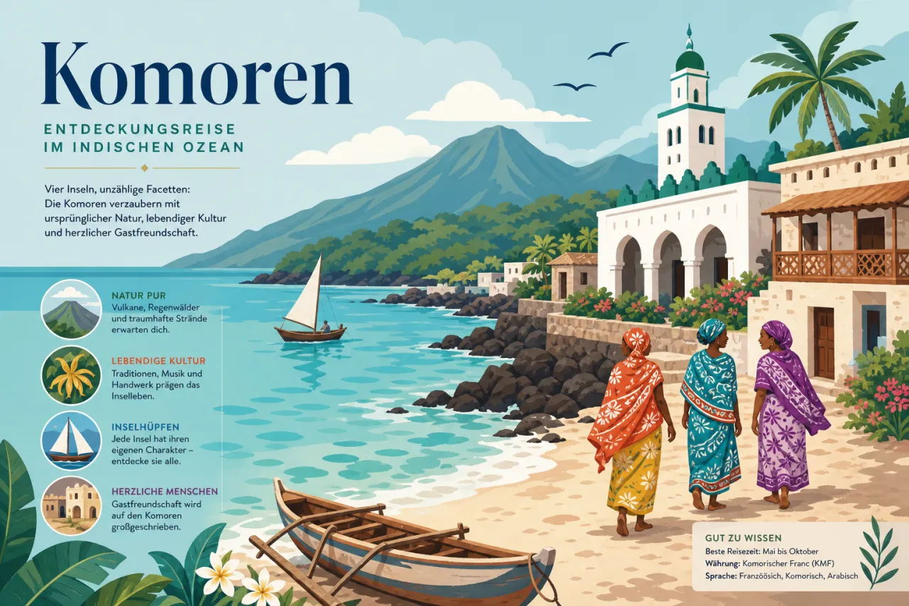 Komoren: Entdeckungsreise im Indischen Ozean