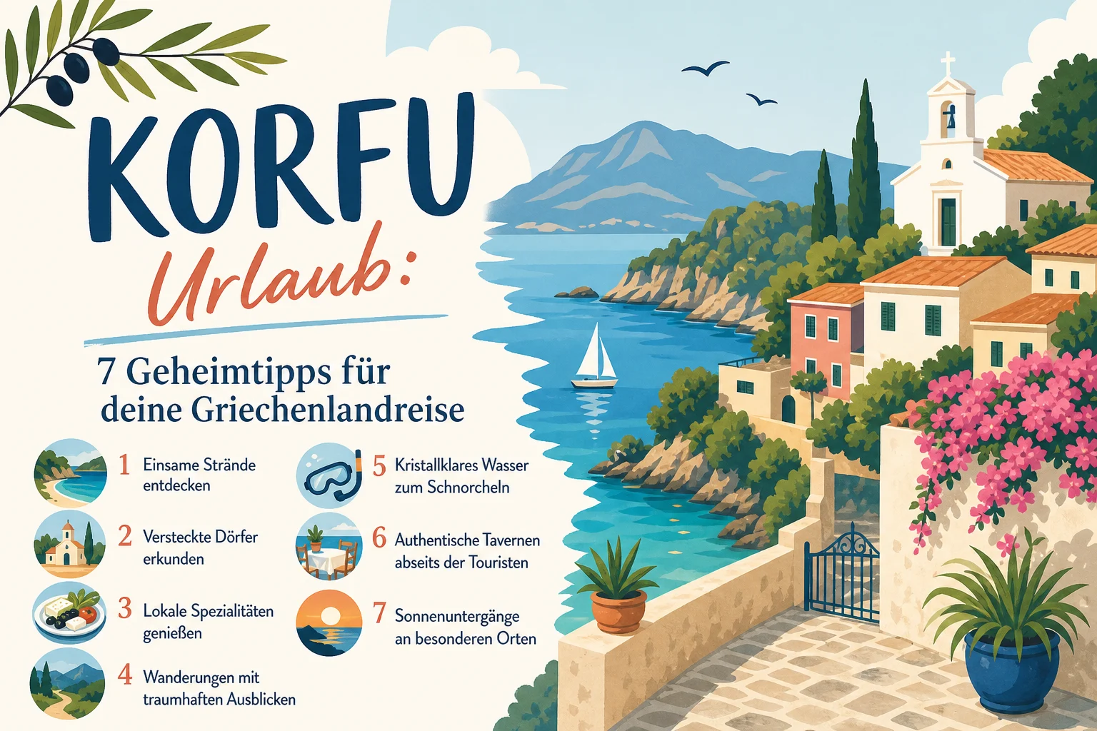 Korfu Urlaub: 7 Geheimtipps für deine Griechenlandreise