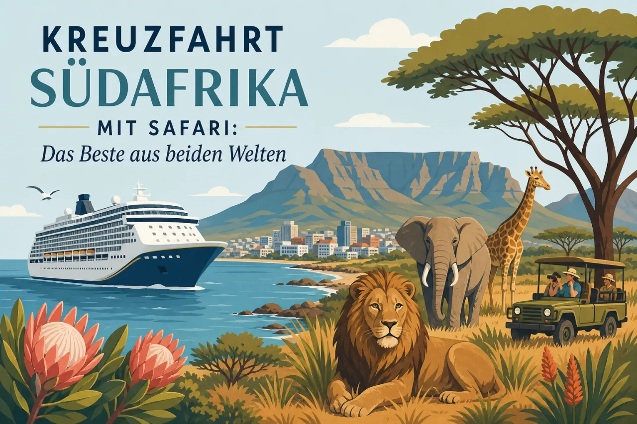 Kreuzfahrt Südafrika mit Safari: Das Beste aus beiden Welten