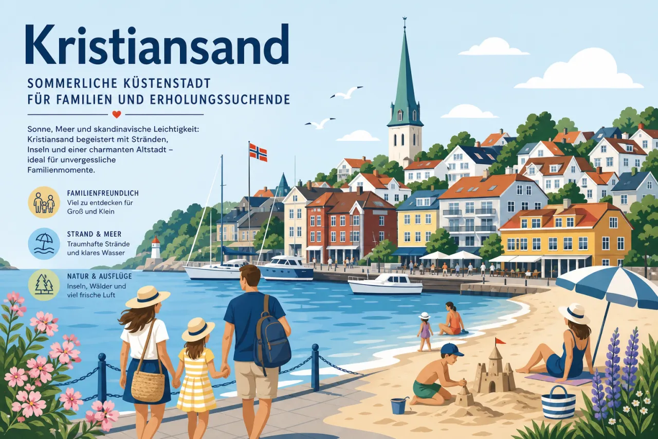 Kristiansand: Sommerliche Küstenstadt für Familien und Erholungssuchende