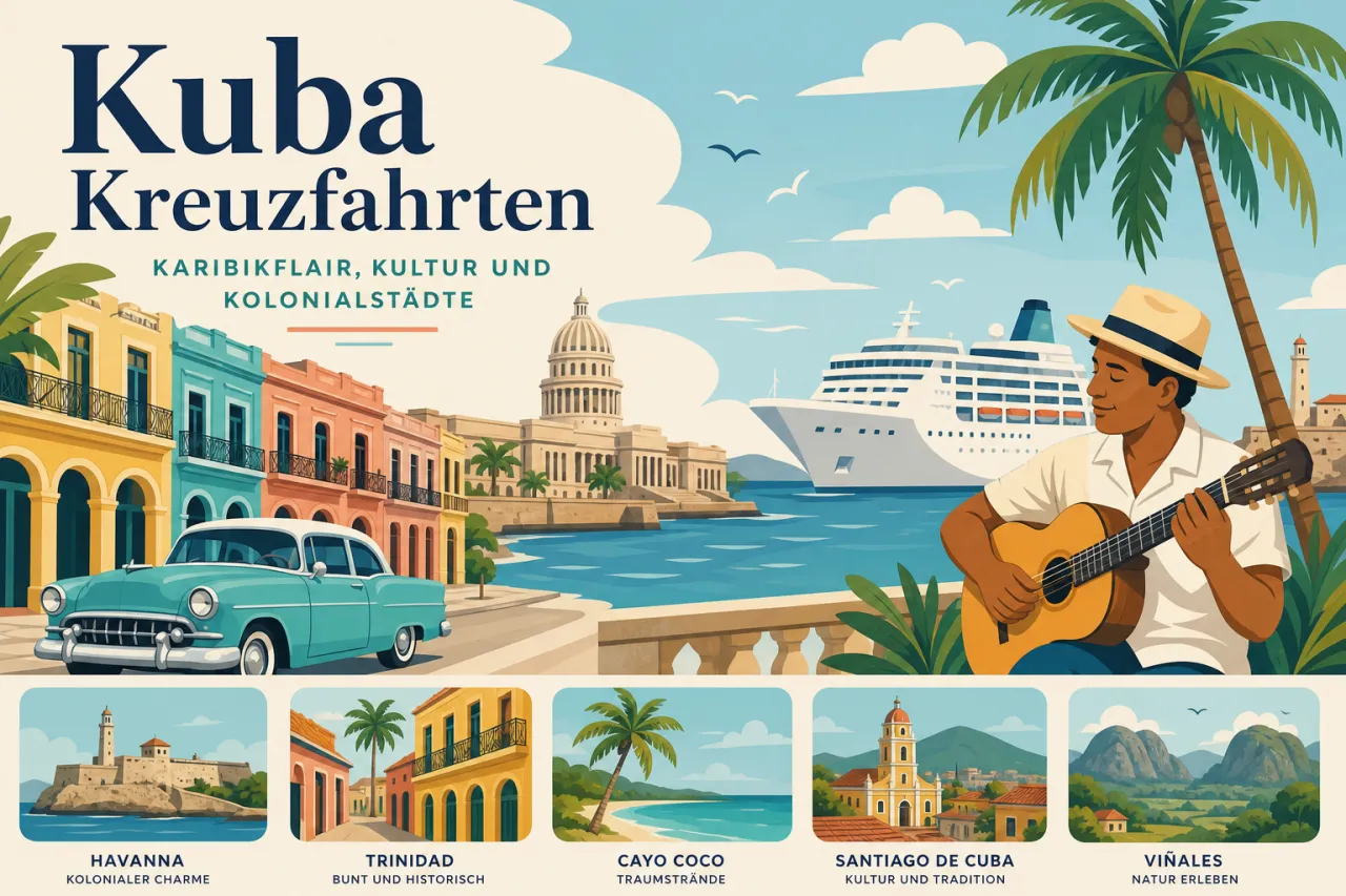 Kuba Kreuzfahrten: Karibikflair, Kultur und Kolonialstädte