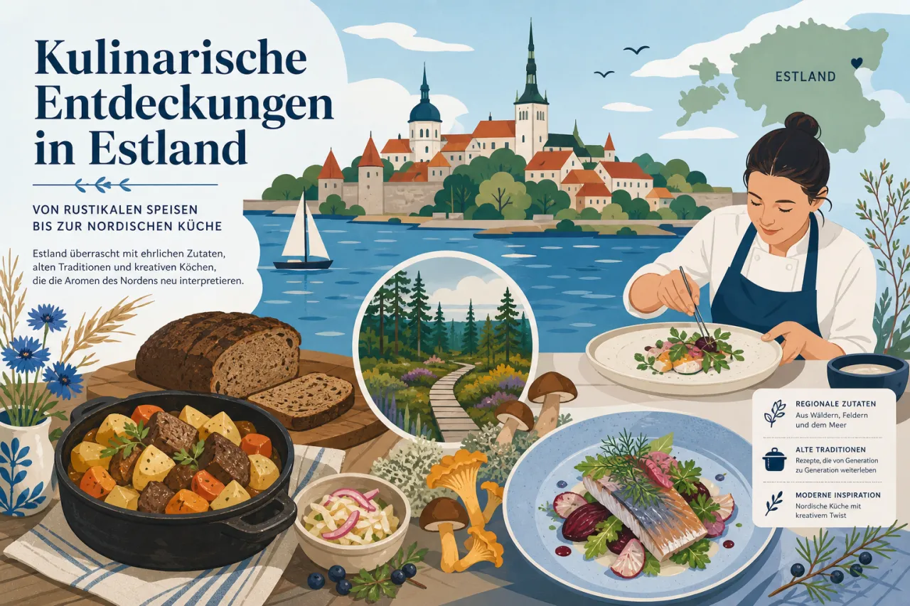 Kulinarische Entdeckungen in Estland - Von rustikalen Speisen bis zur nordischen Küche